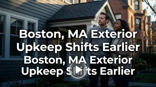 Boston, MA Exterior Upkeep Shifts Earlier